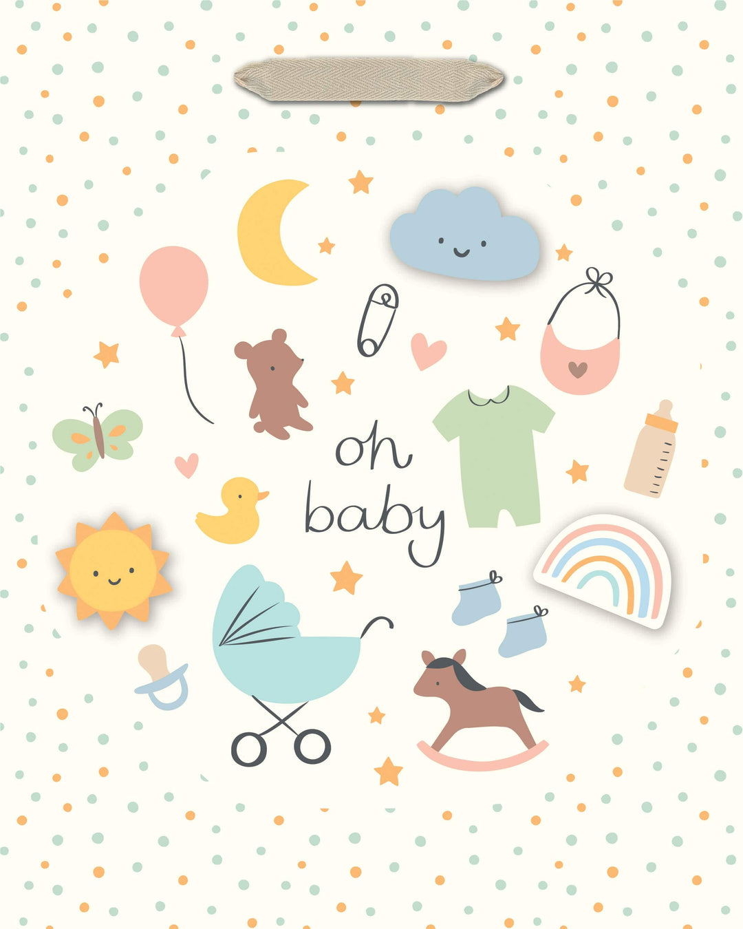 Design Design Party Oh Baby Medium Tote Bag