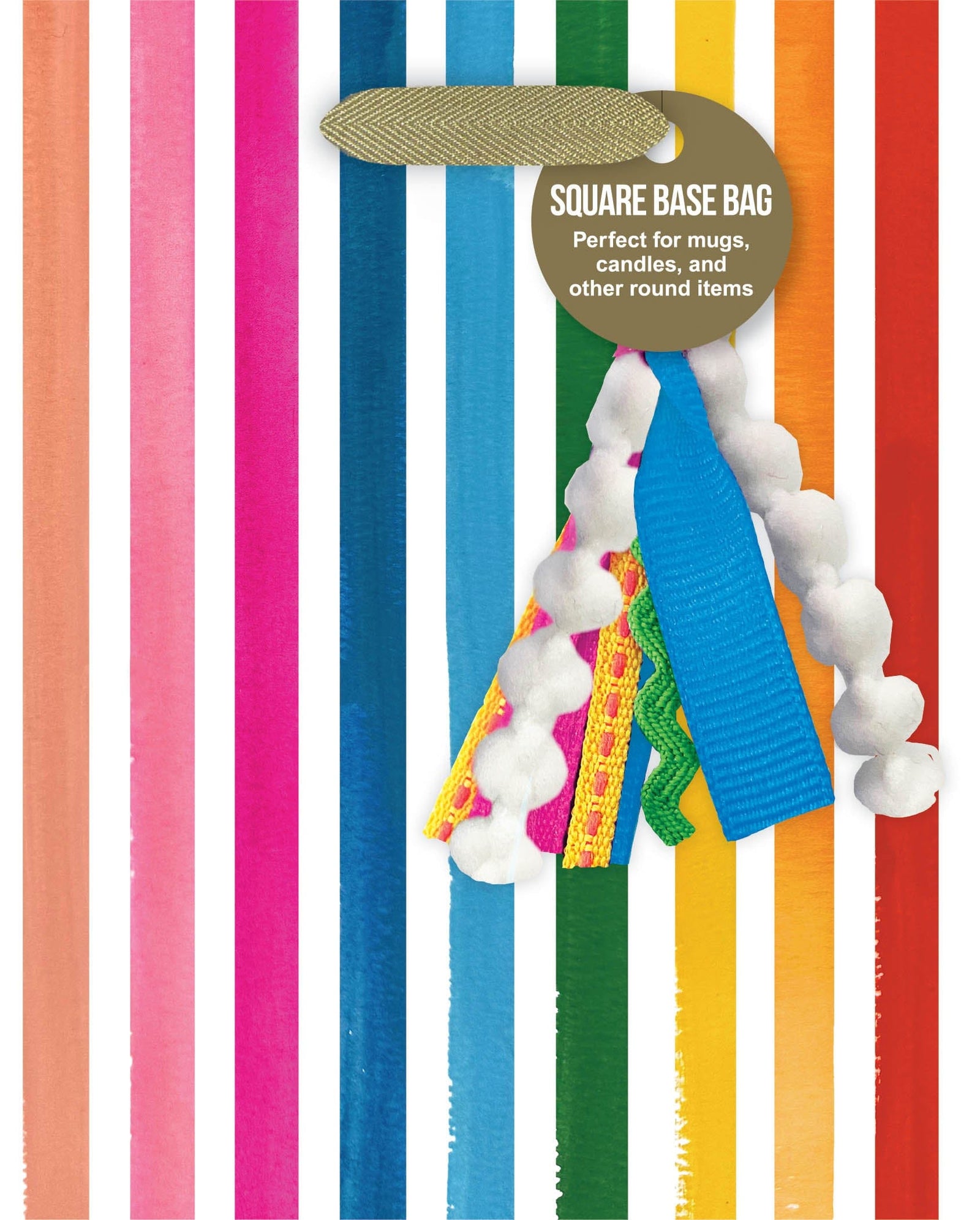 Design Design Party Party Lines Small Square Tote Bag