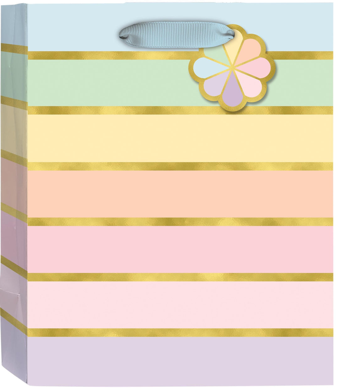 Design Design Party Pastel Pinwheel Medium Tote Bag
