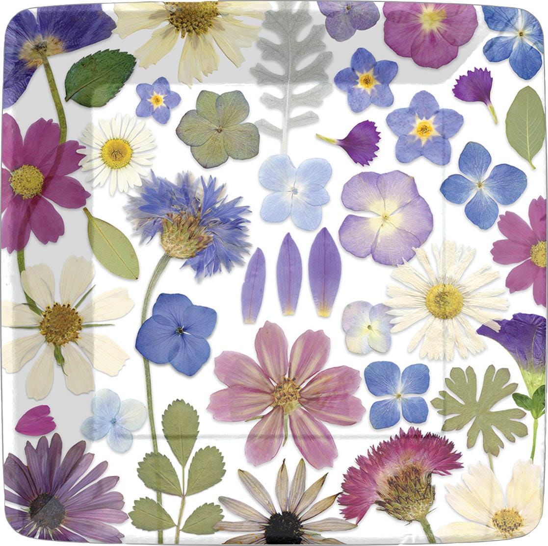 Design Design Party Pressed Petals Paper Dessert Plate