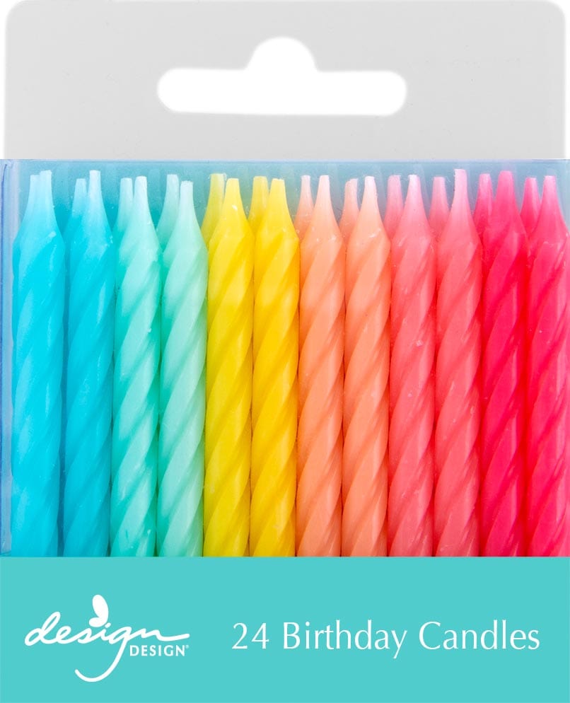 Design Design Party Soft Rainbow Stick Candles