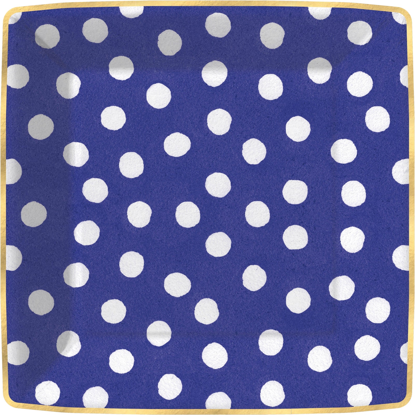 Design Design Party Spot-On Navy Dinner Plates