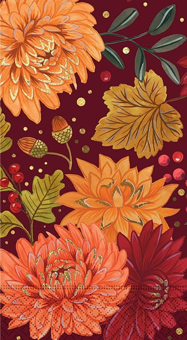 Design Design Party Sumptuous Harvest Guest Towel Napkin