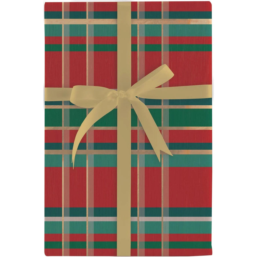 Design Design Tissue Paper Classic Holiday Plaid Gift Wrap