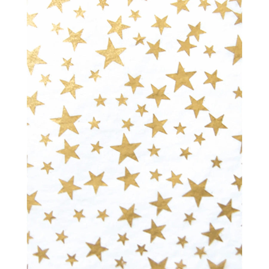 Design Design Tissue Paper Gold Stars on White Gift Tissue