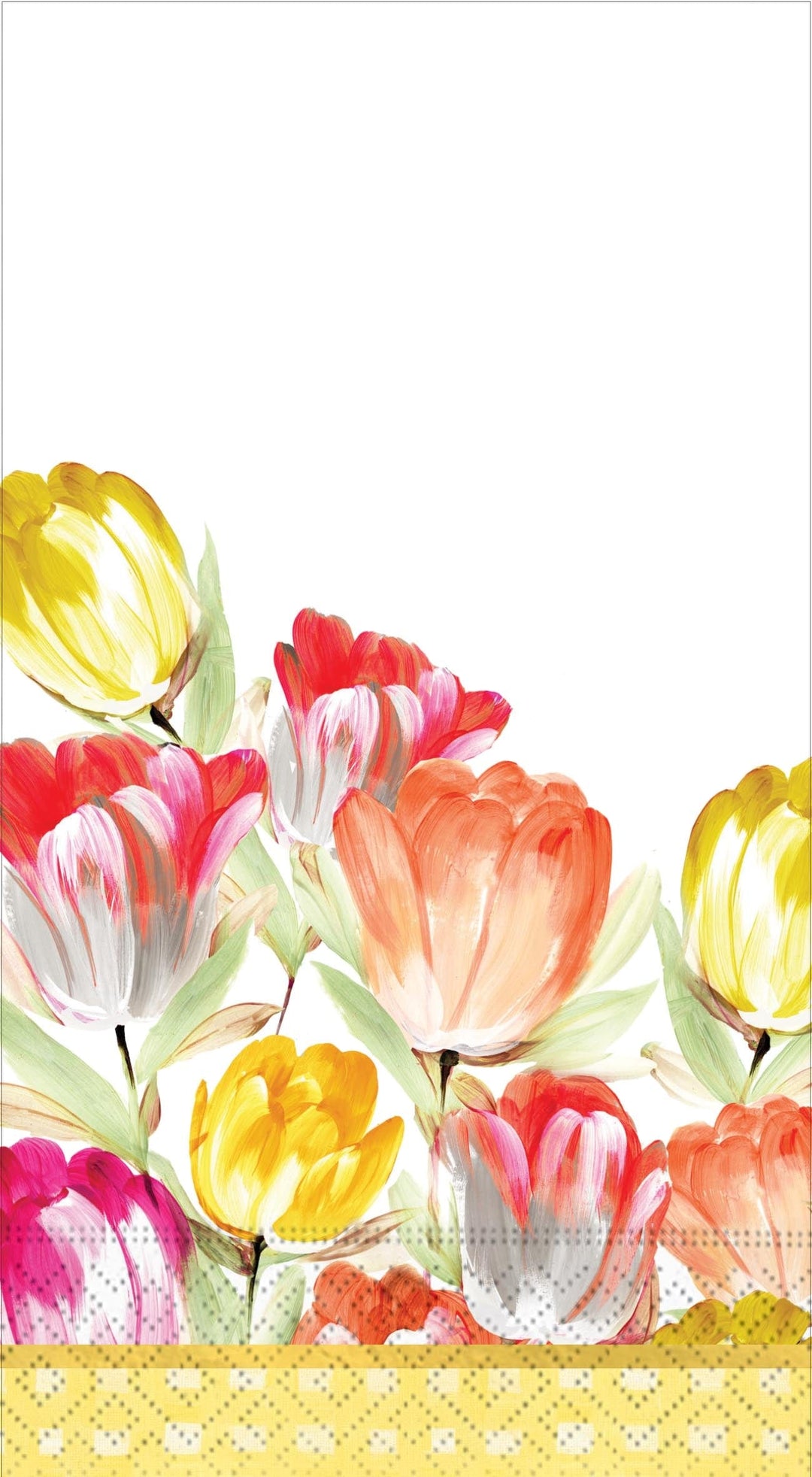 Design Design Towel Pretty Tulips Guest Towel Napkin