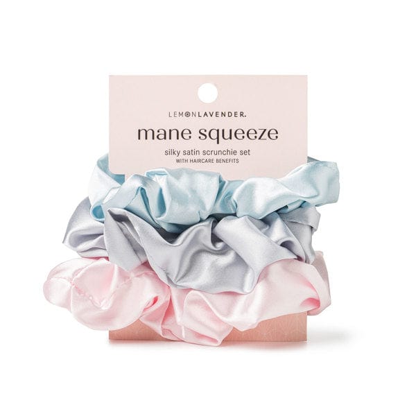 DM Merchandising Accessory Mane Squeeze Oversized Satin Scrunchies - 3 pack