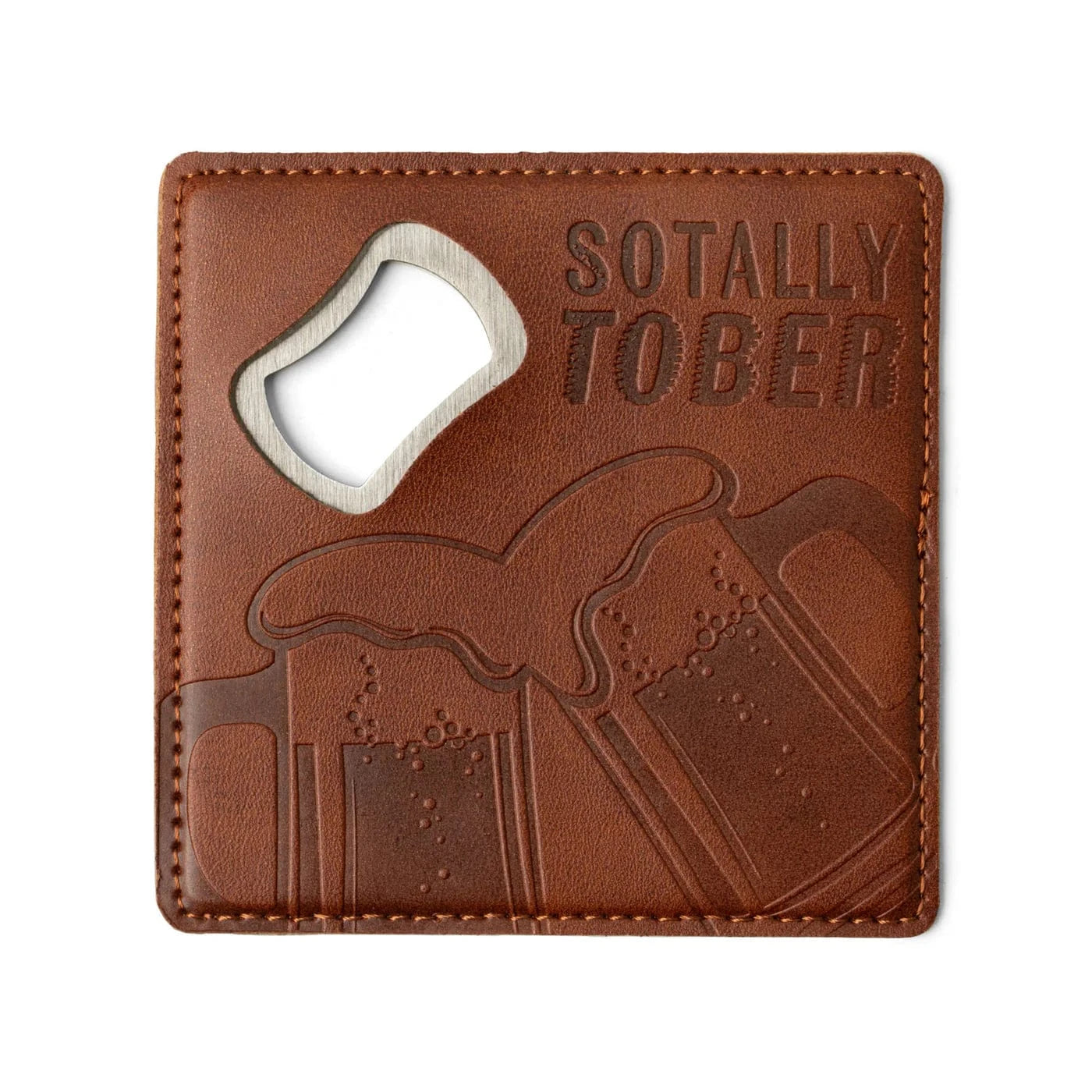 DM Merchandising Gifts Brodeo Drive Pour Decisions Bottle Opener Coaster - Sotally Tober
