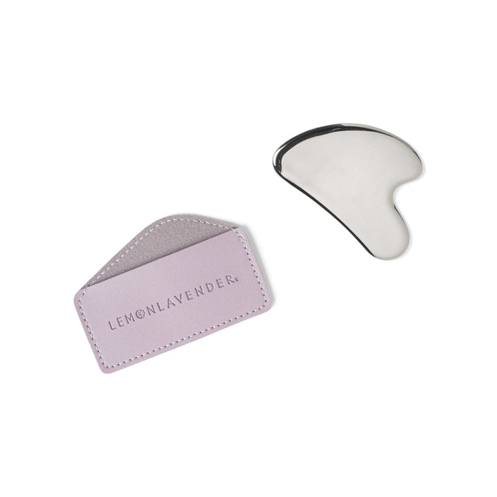 DM Merchandising Gifts Lavender Oh My Gua Sha Stainless Steel Gua Sha