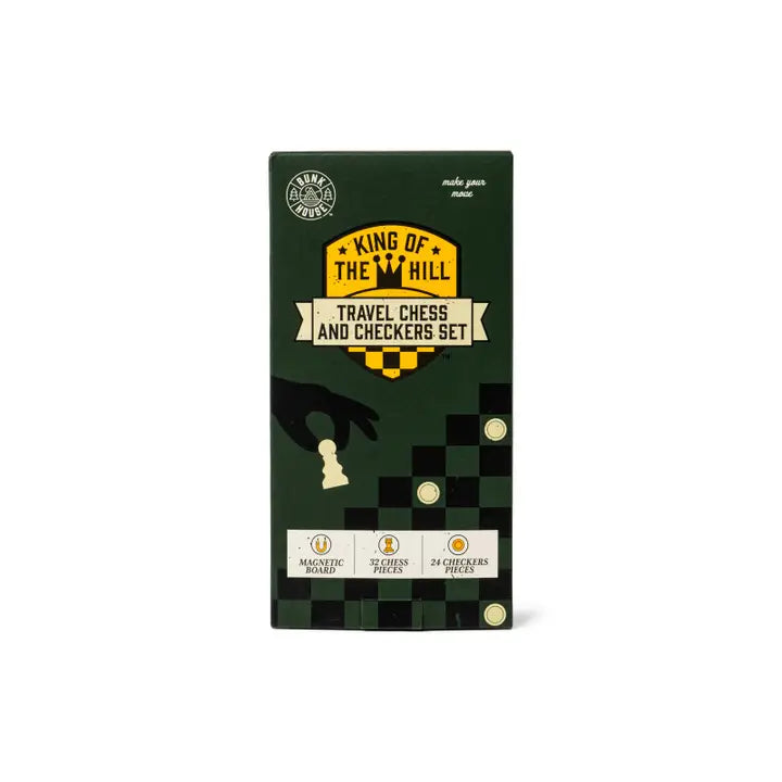 DM Merchandising Gifts Magnetic Travel Chess & Checkers