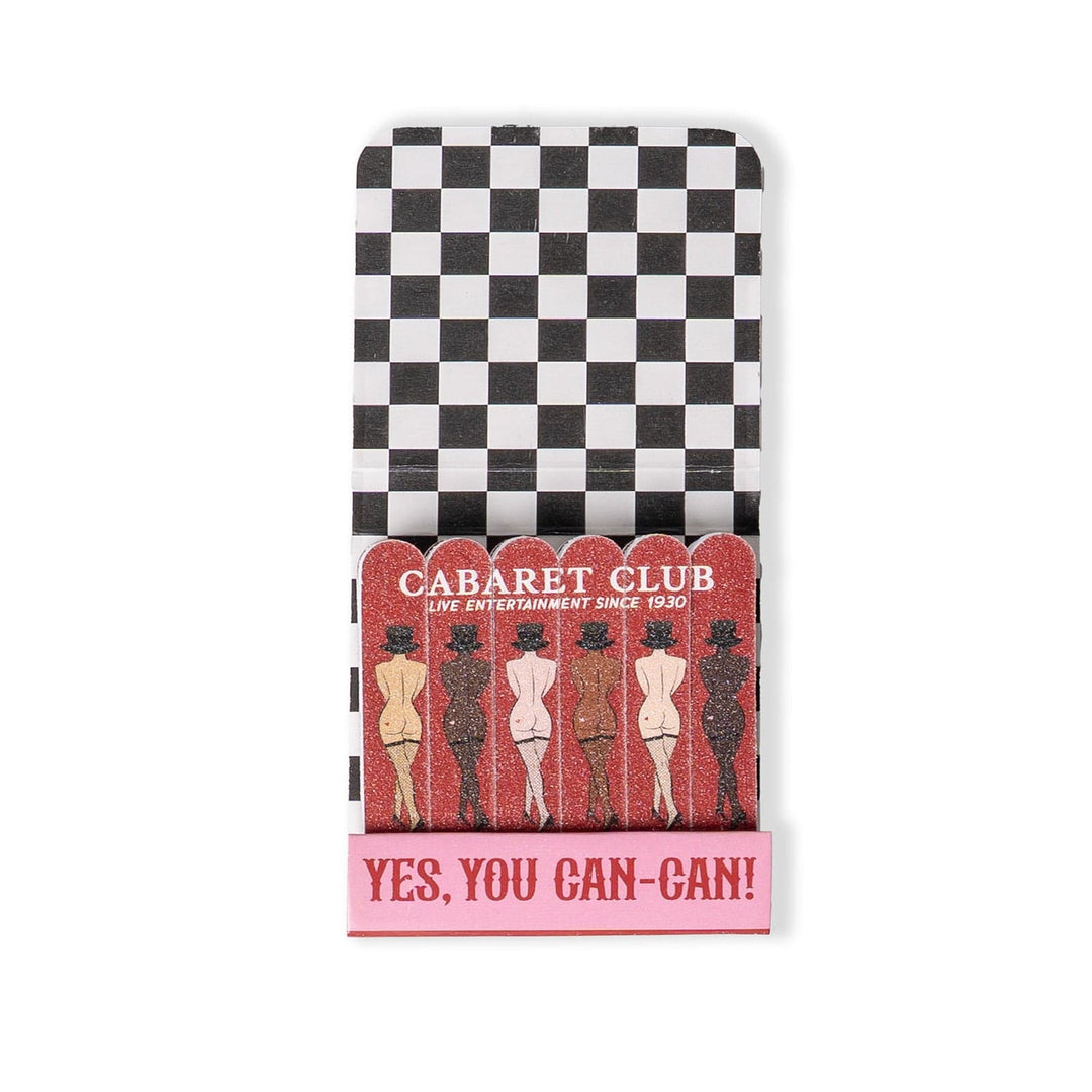 DM Merchandising Gifts Yes You Can Can On A Tear Matchbook Nail Files