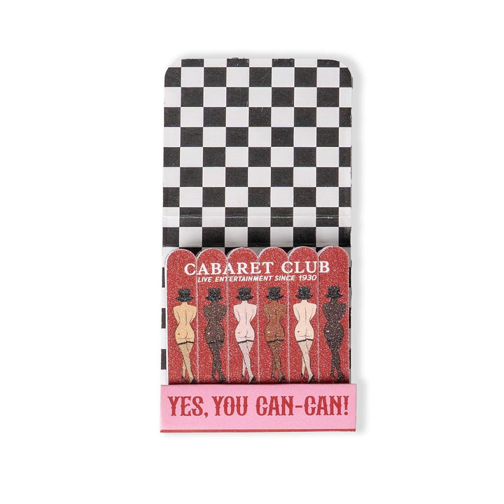 DM Merchandising Gifts Yes You Can Can On A Tear Matchbook Nail Files