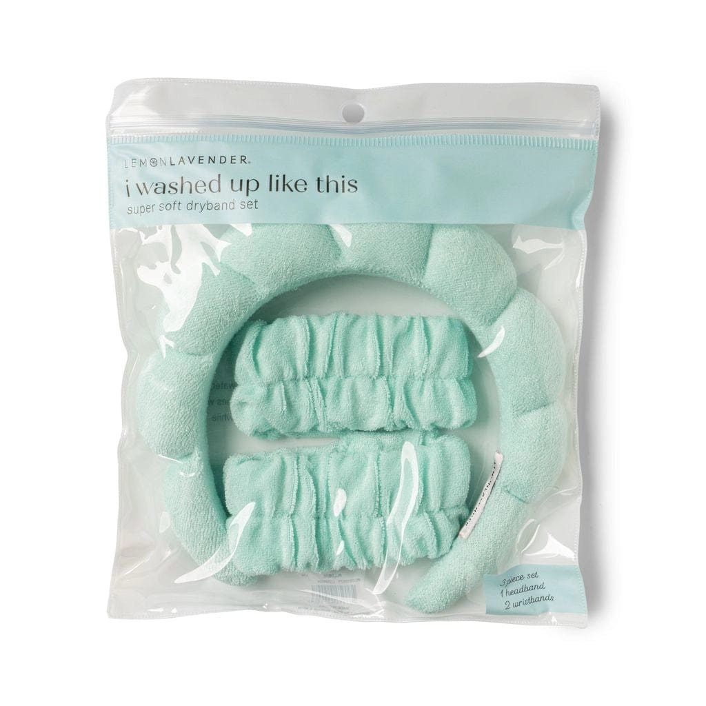 DM Merchandising Hair Accessories Green Lemon Lavender Washed Up Like This Super Soft Dryband Set