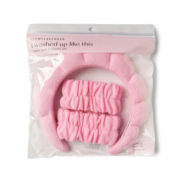 DM Merchandising Hair Accessories Pink Lemon Lavender Washed Up Like This Super Soft Dryband Set