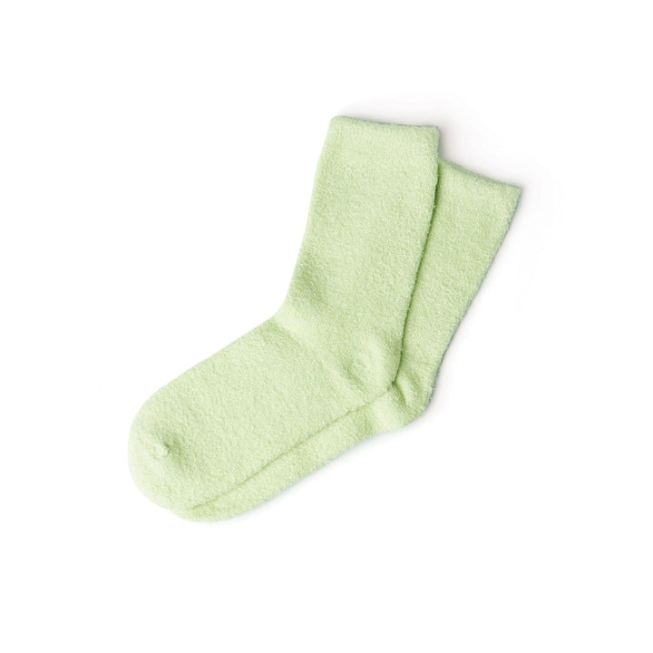 DM Merchandising Socks Green Lemon Lavender "You Had Me At Aloe" Super Soft Spa Socks