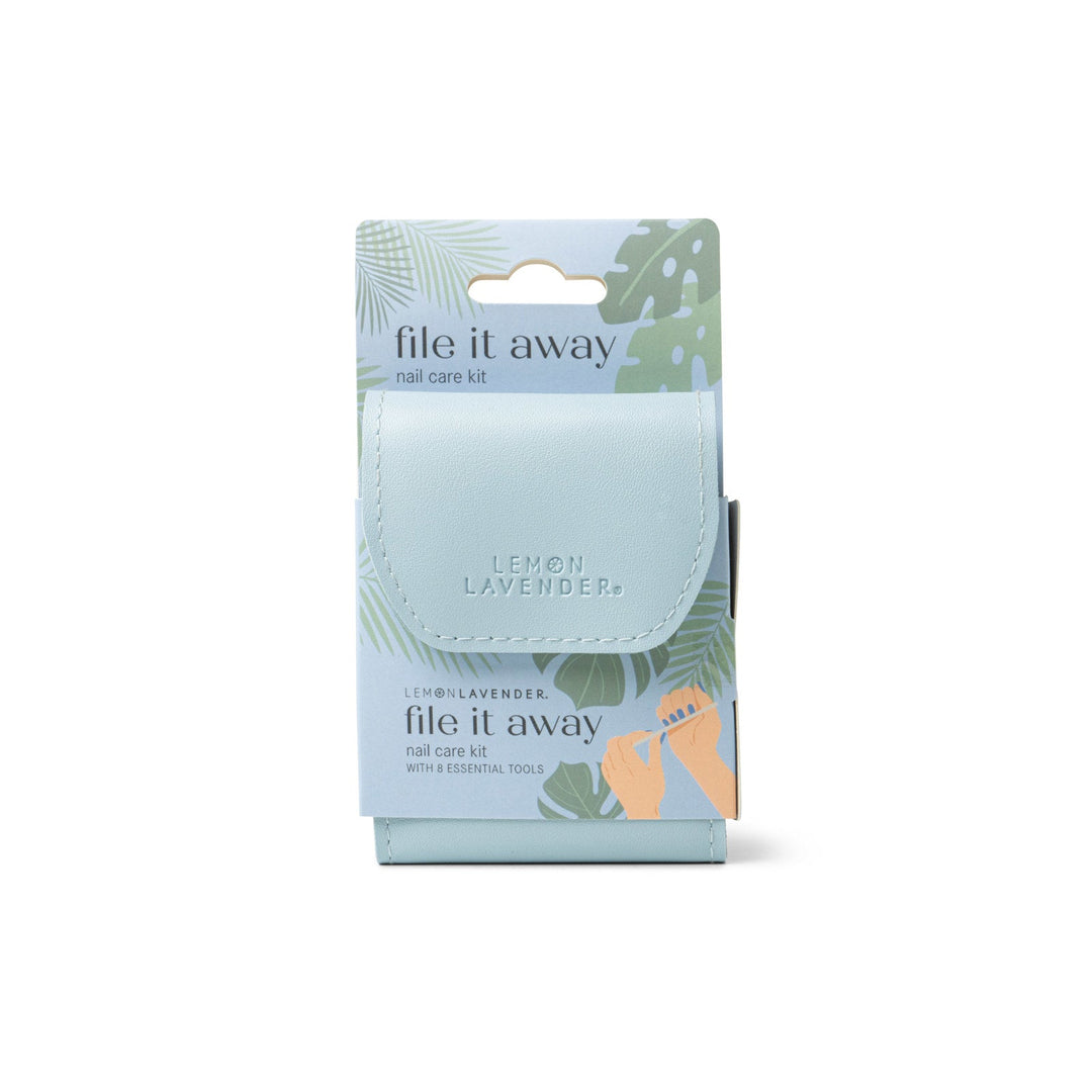 DM Merchandising Travel Kit Blue File It Away Nail Care Kit