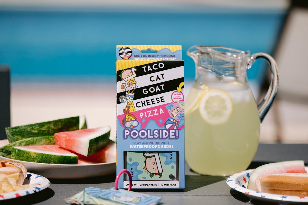 Dolphin Hat Games Card Games Taco Cat Goat Cheese Pizza - Poolside Edition | Dolphin Hat Games