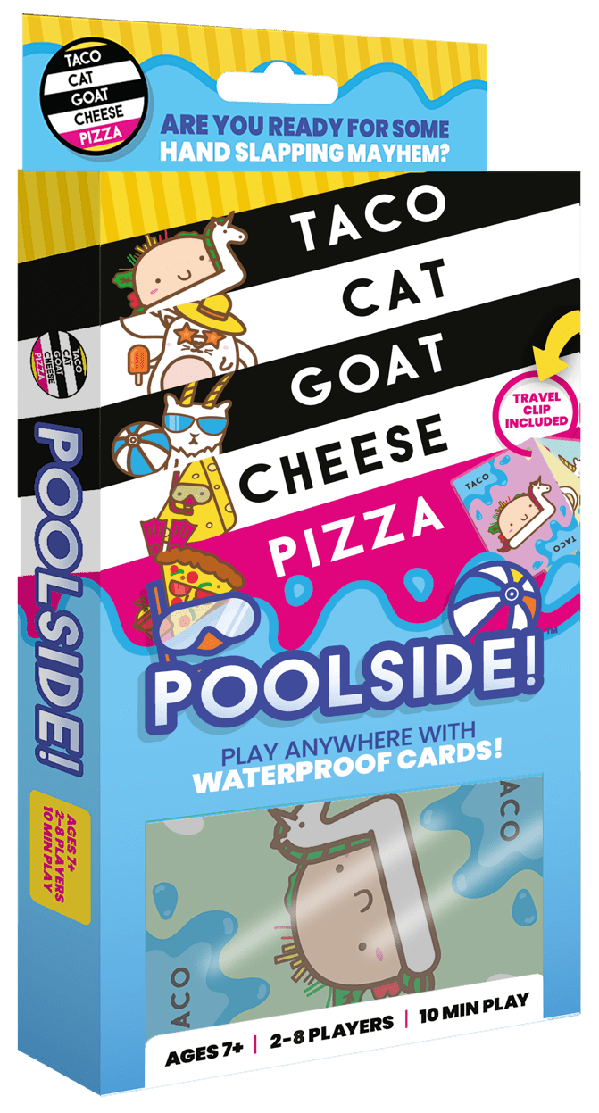 Dolphin Hat Games Card Games Taco Cat Goat Cheese Pizza - Poolside Edition | Dolphin Hat Games