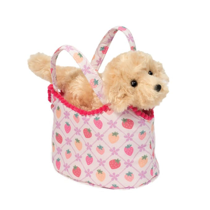 Douglas Gifts Berry Sweet Sassy Sak w/ Dog