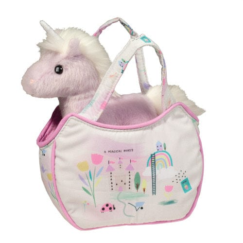 Douglas Plush Toy A Magical World Sassy Sak with Purple Unicorn | Douglas