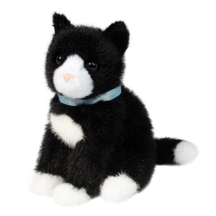 Douglas Plush Toy Mini Black and White Cat Mini Cats | Douglas