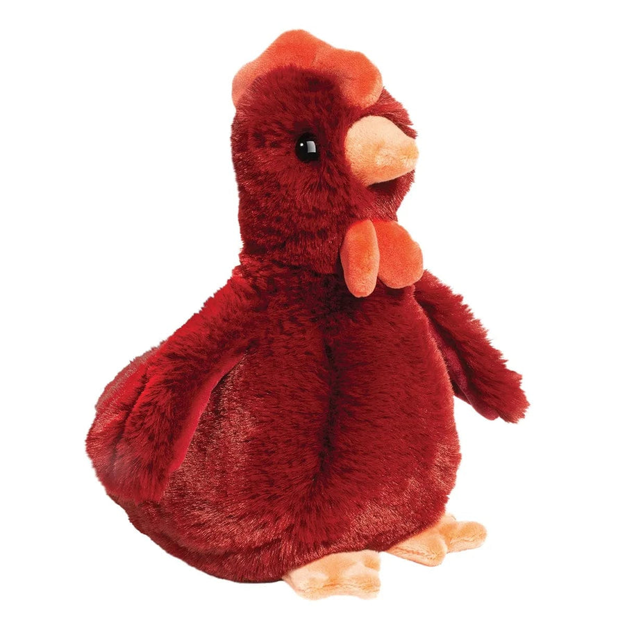 Douglas Plush Toy Mini Rhodie Soft Red Chicken | Douglas