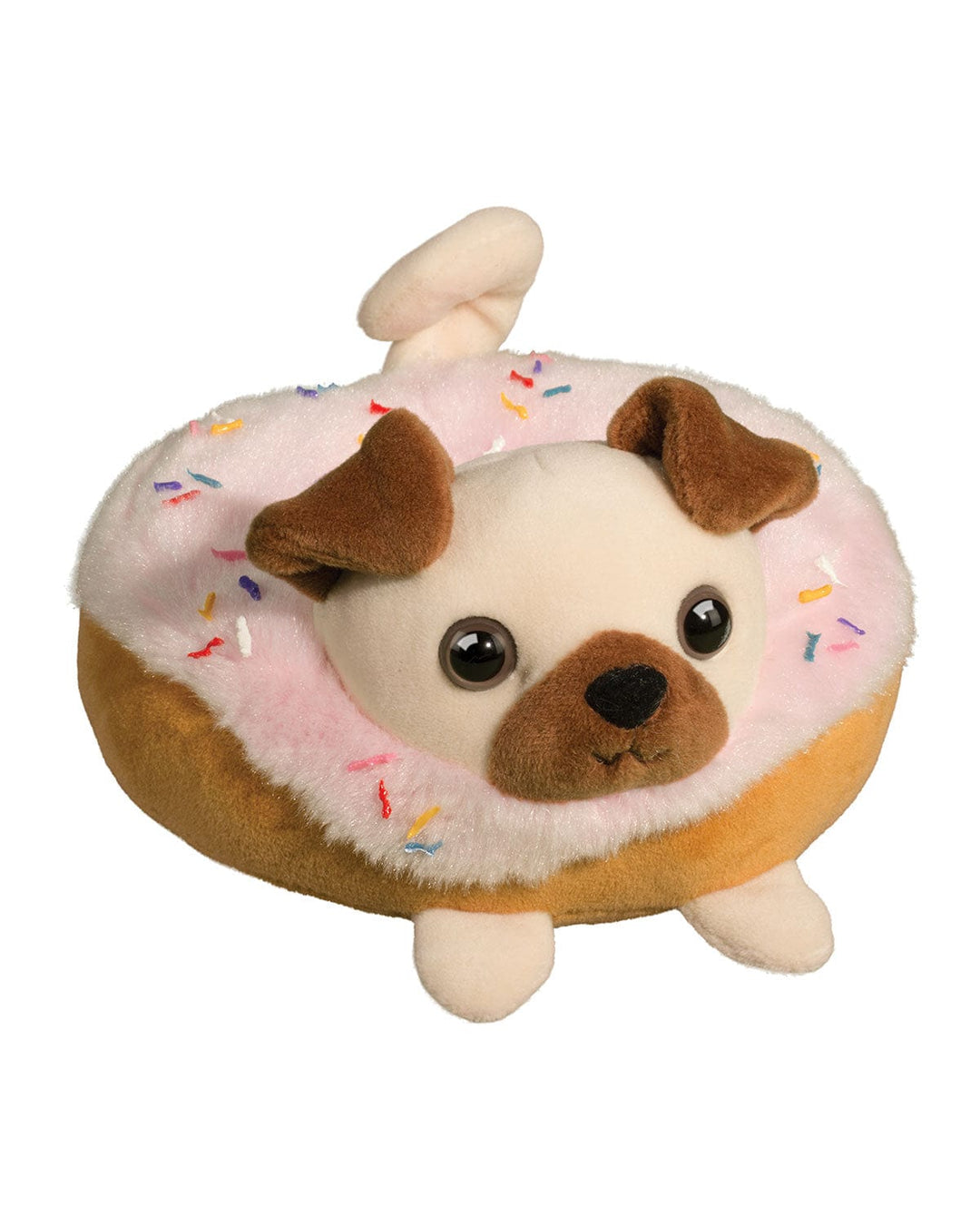 Douglas Plush Toy Pug Donut Macaroon