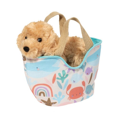Douglas Plush Toy Under The Sea Sassy Sak with Golden Doodle | Douglas