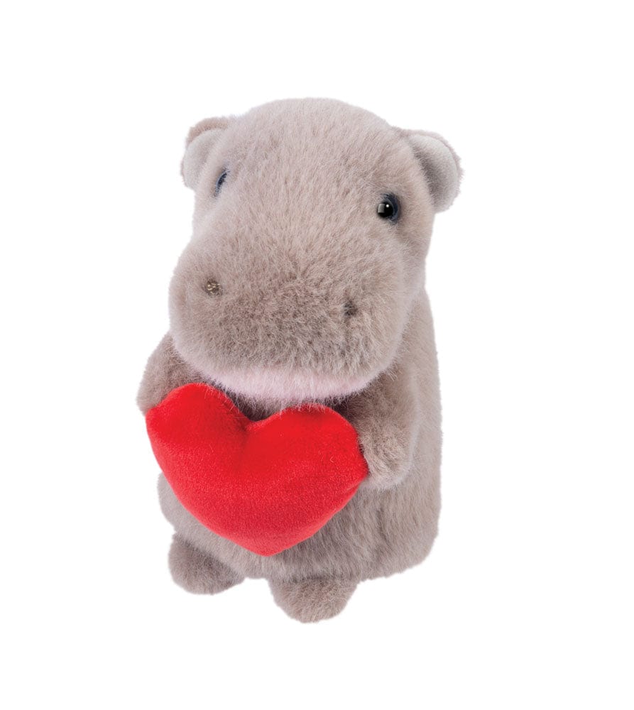 Douglas Plush Toy Valentine Hippo w/ Heart | Douglas