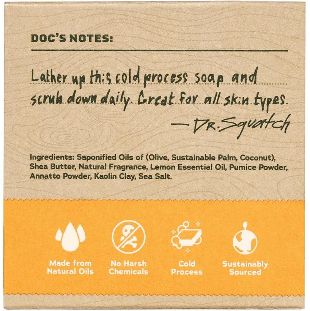 Dr. Squatch Hand Soap Summer Citrus - Dr. Squatch Soap Bar