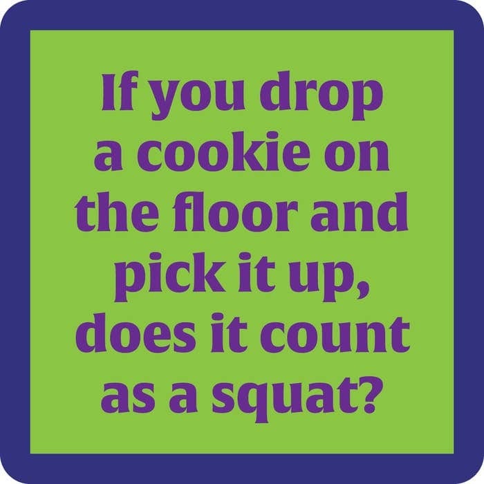 Drinks On Me Coasters Coasters Cookie on the Floor Coaster