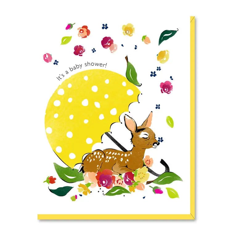 Driscoll Designs Card Baby Shower Fawn Card