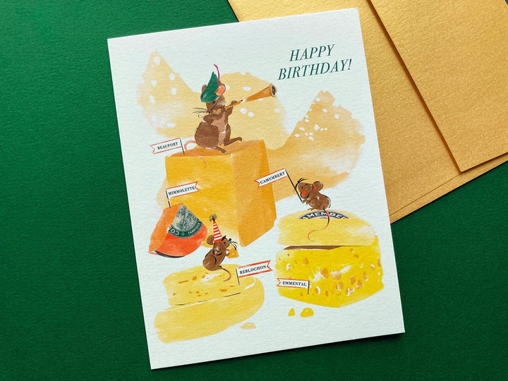 Driscoll Designs Card Cheese Birthday Card