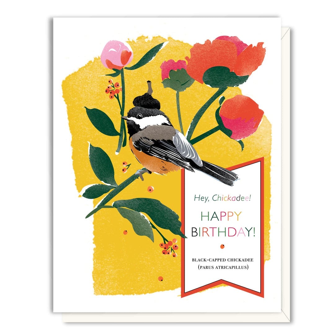 Driscoll Designs Card Chickadee Birthday Card