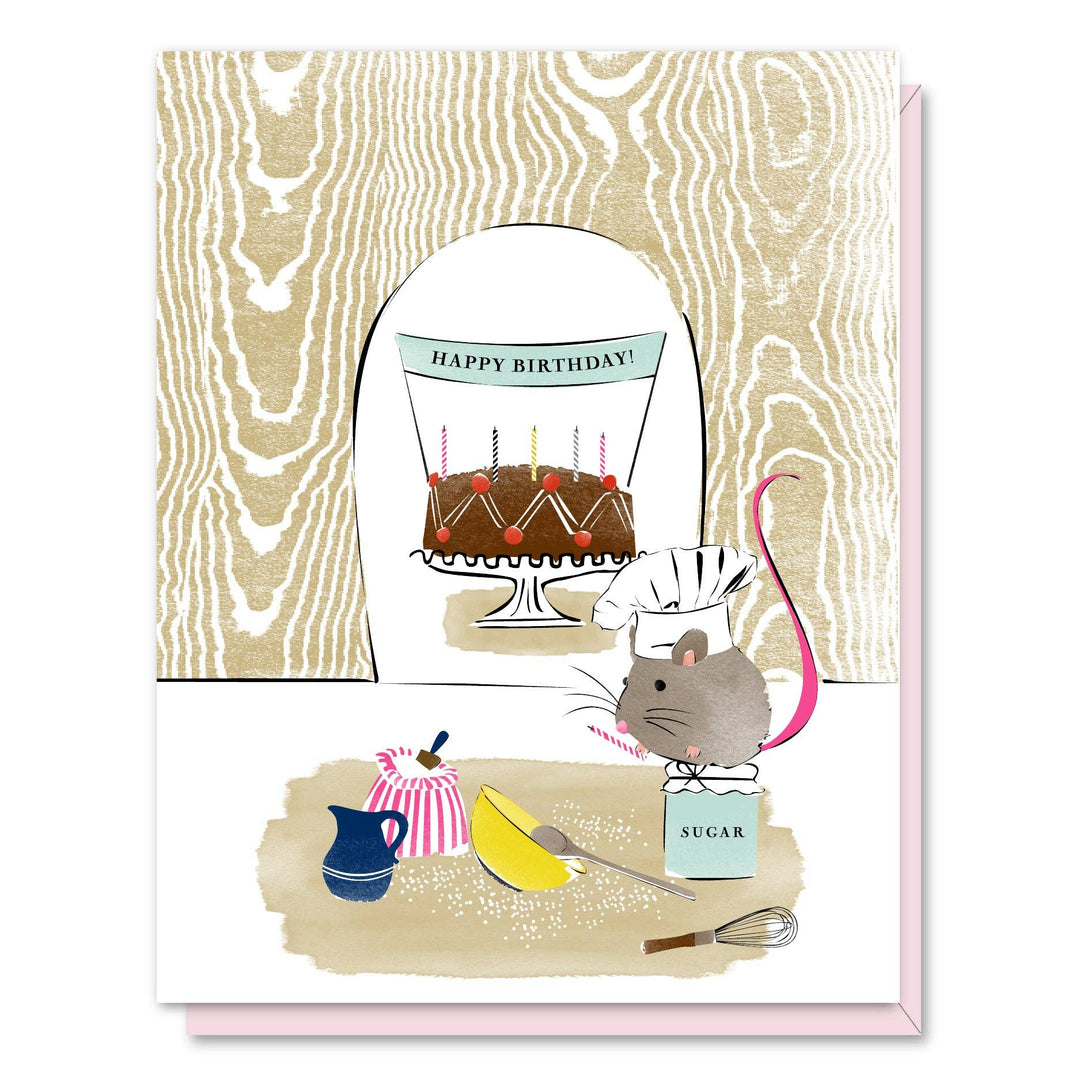 Driscoll Designs Cards Baker Mouse Birthday Card