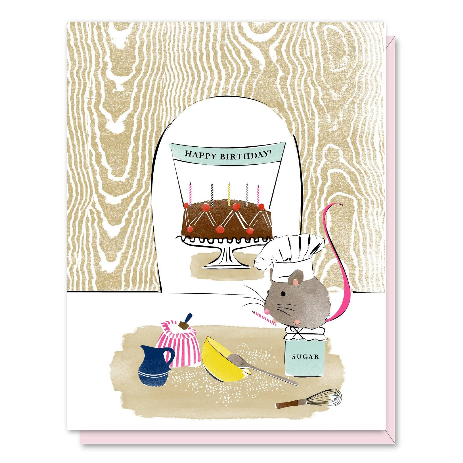 Driscoll Designs Cards Baker Mouse Birthday Card