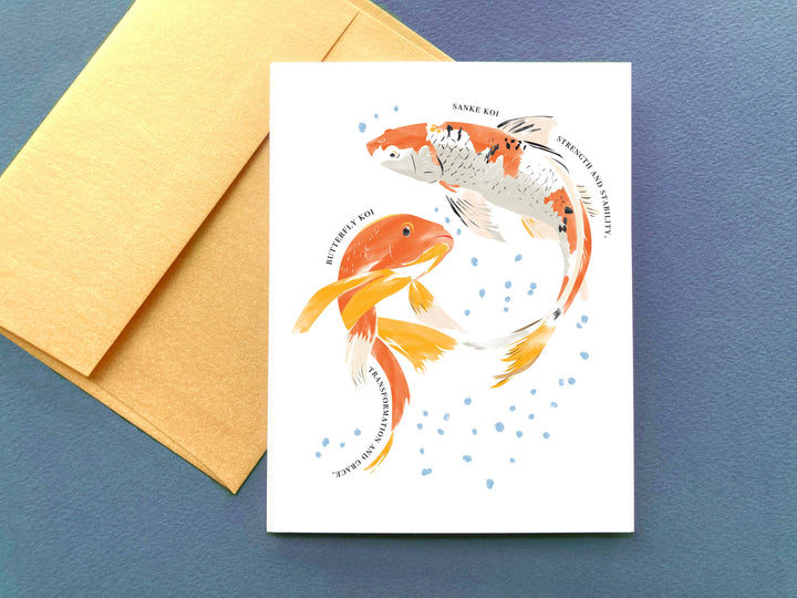 Driscoll Designs Cards Koi Card