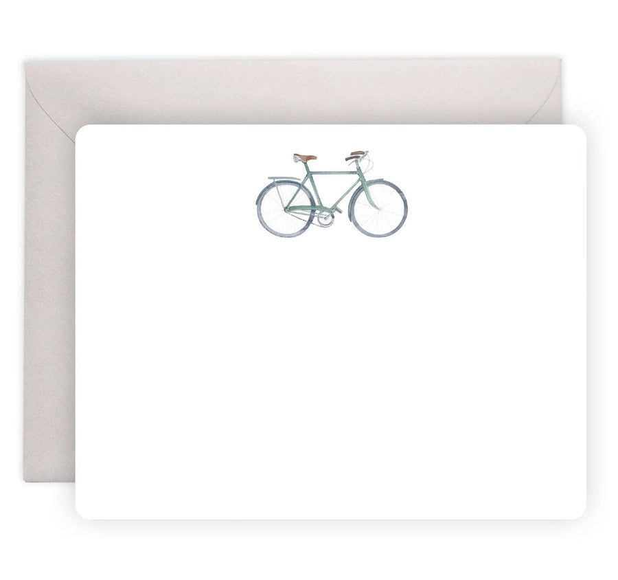 E. Frances Paper Boxed Card Set Bicycle Flat Notes