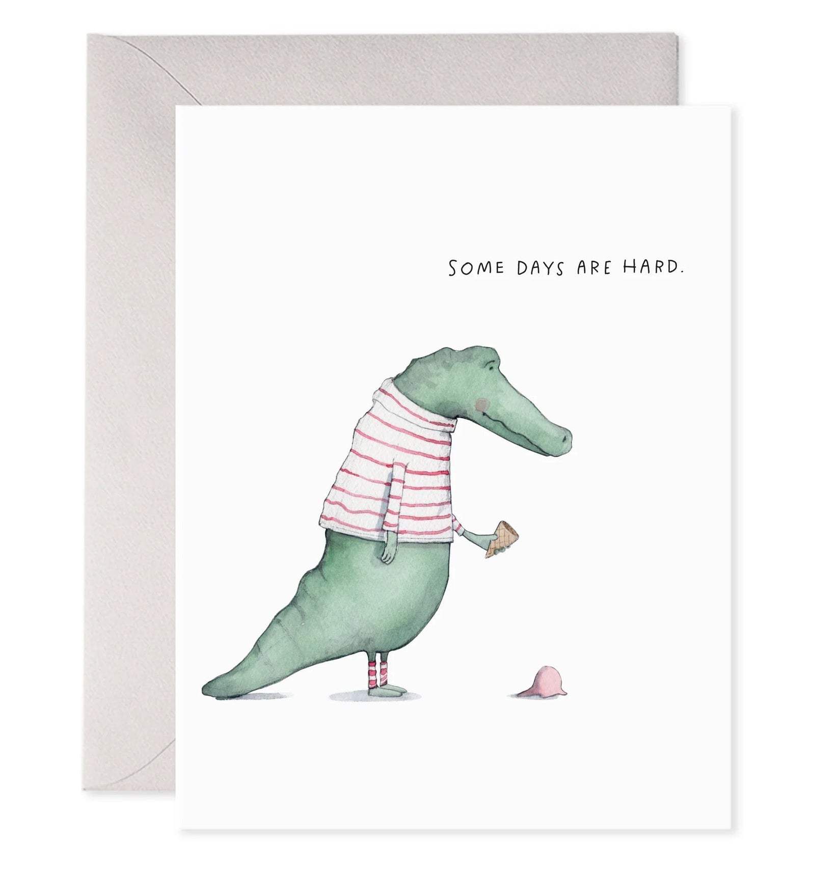E. Frances Paper Card Alligator Hard Day