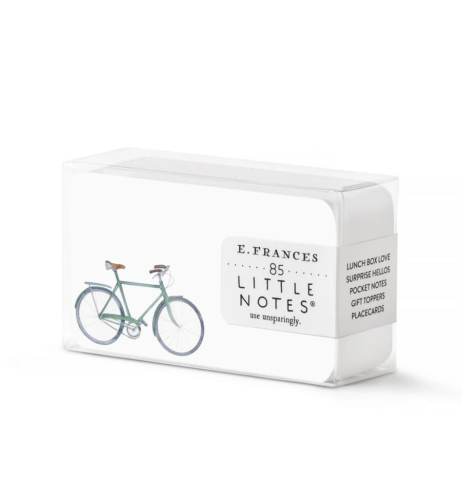 E. Frances Paper Card Bicycle Little Notes