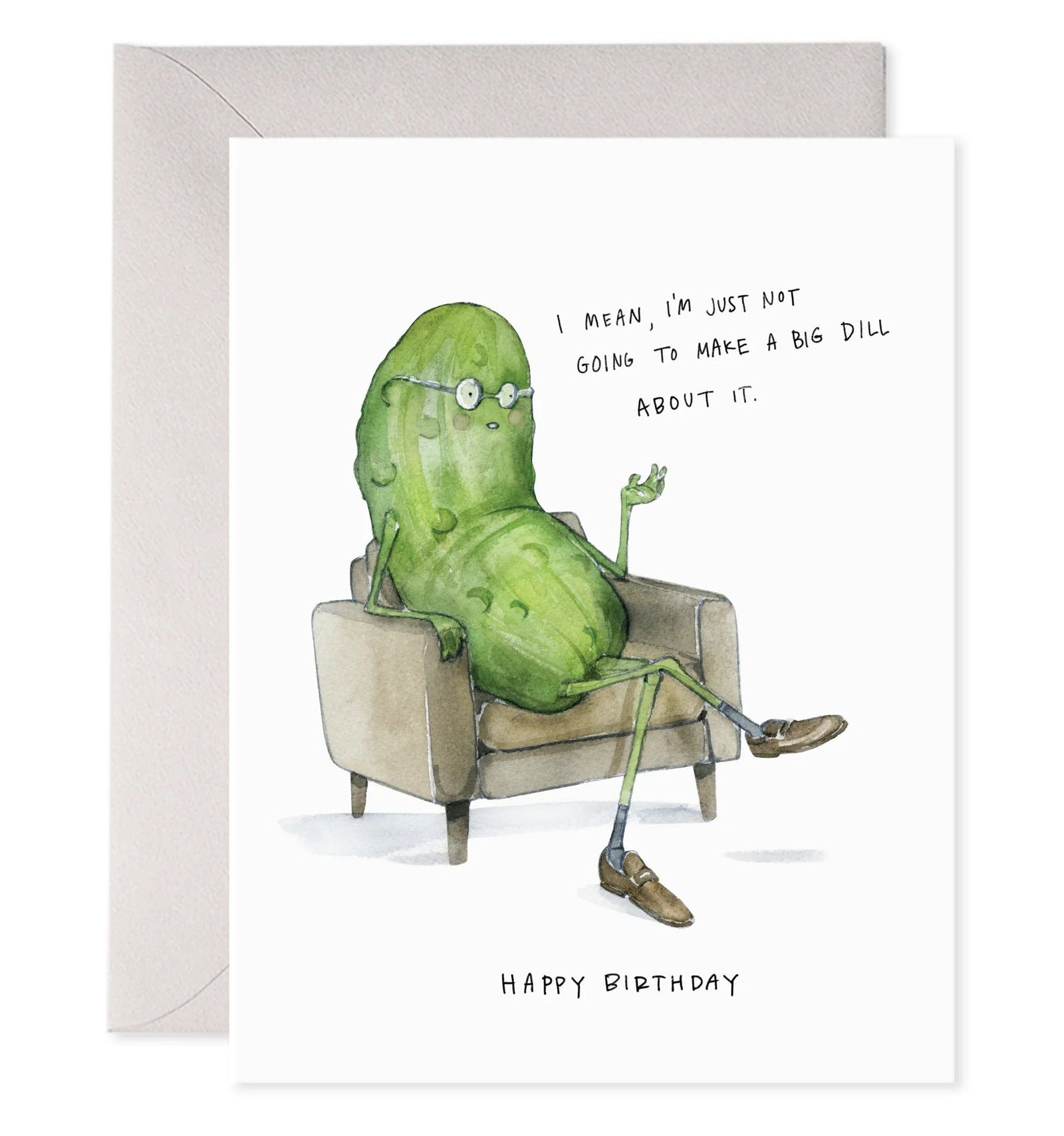 E. Frances Paper Card Big Dill Birthday Card