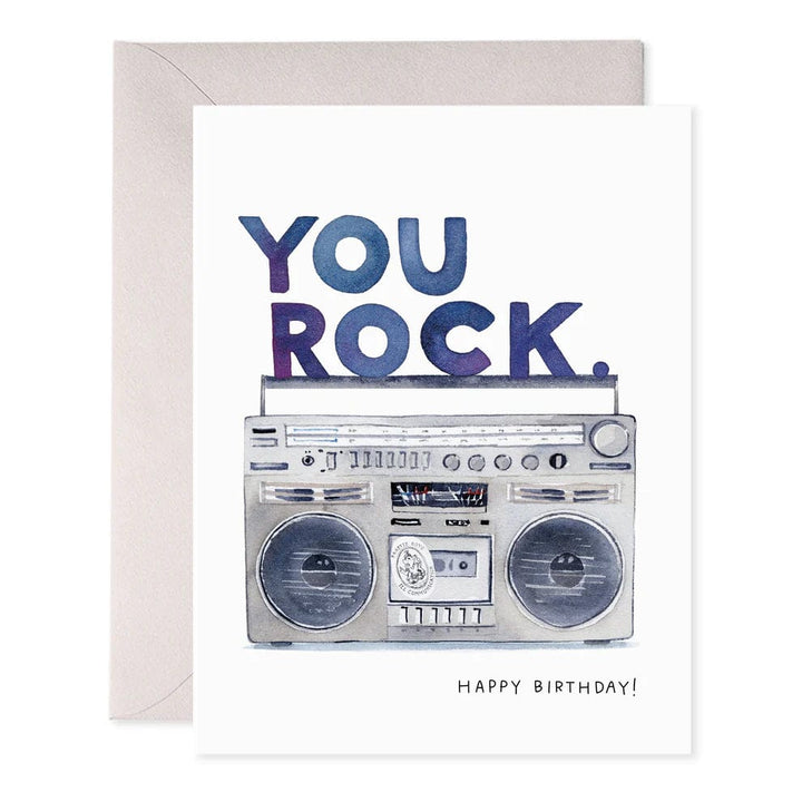 E. Frances Paper Card Boom Box Birthday Card