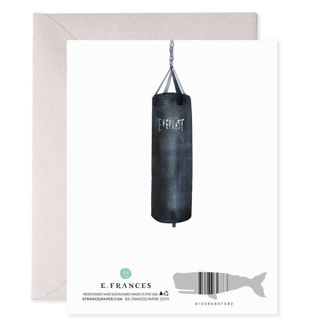 E. Frances Paper Card Boxing Gloves Card