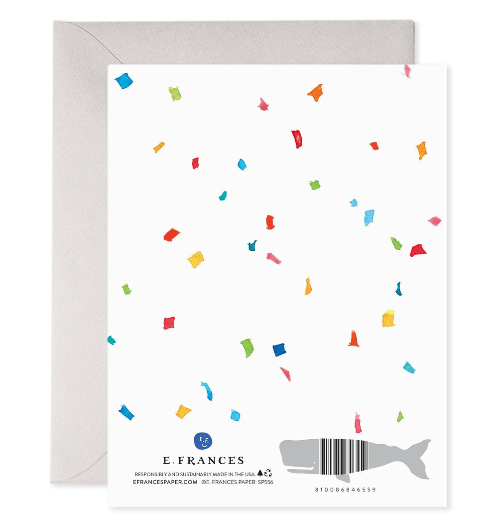 E. Frances Paper Card Colorful Congrats Card