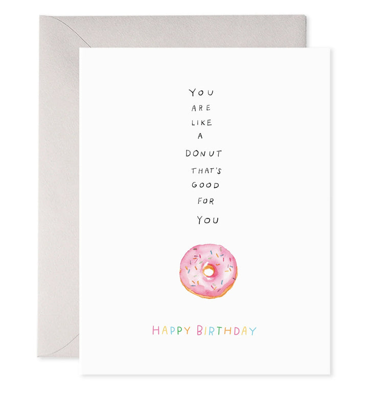 E. Frances Paper Card Healthy Donut Birthday Card