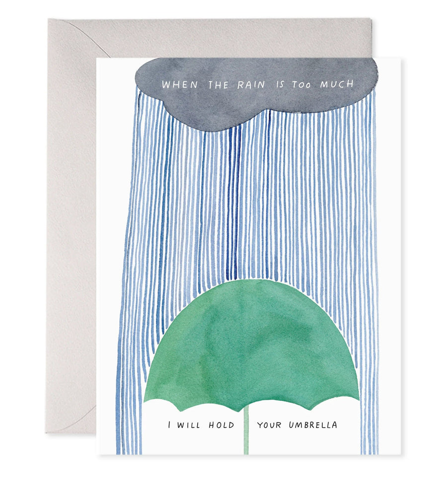 E. Frances Paper Card Hold Your Umbrella Card