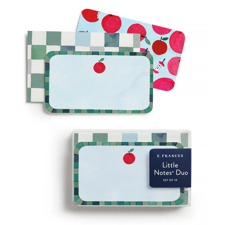 E. Frances Paper Cards An Apple a Day Little Notes® Duo Set