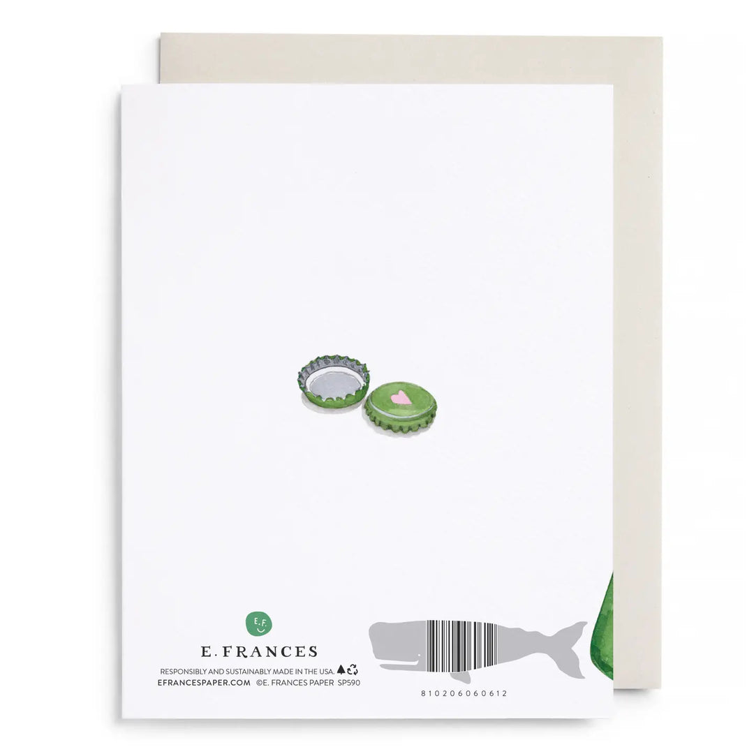 E. Frances Paper Cards Beer Cheers Anniversary Greeting Card