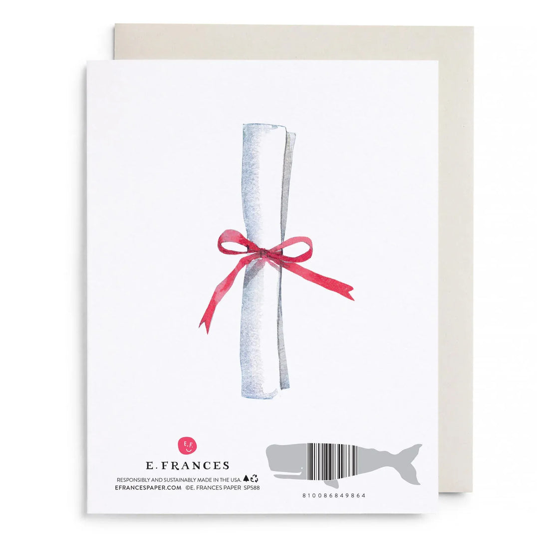E. Frances Paper Cards Best Hat Ever Graduation Greeting Card