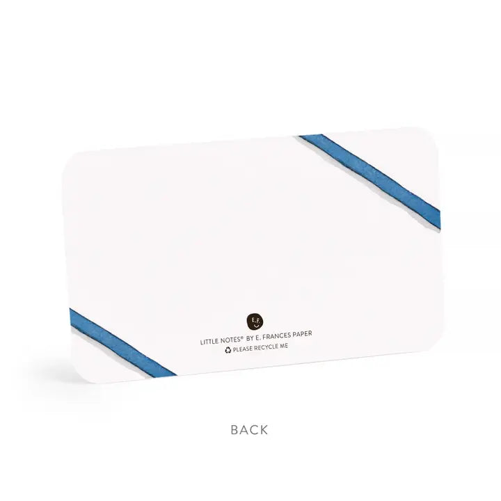E. Frances Paper Cards Blue Bow Little Notes® Duo Set